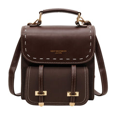Vintage PU Leather Backpack