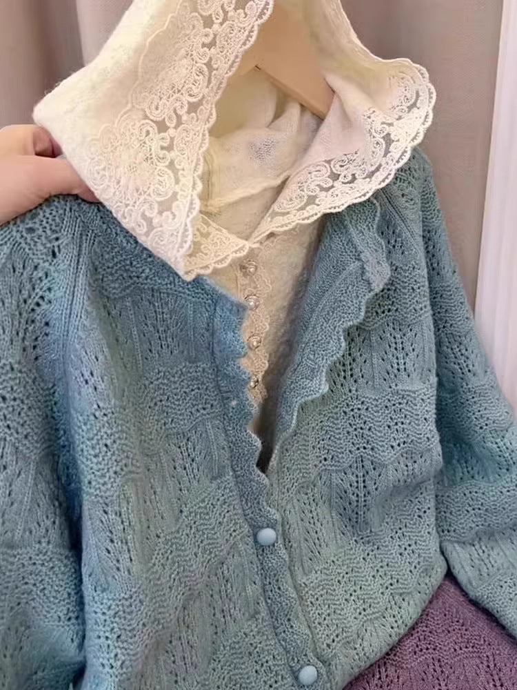 Womens Knitted Sweater and Hoodie - fairypeony