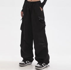 Vintage Baggy Parachute Cargo Pants