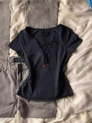 Retro Cotton Short Sleeve T-Shirt