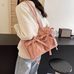 Bow Knot Large Capacity Shoulder Bag