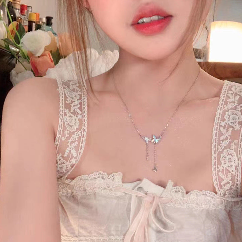 Aesthetic Titanium Steel Necklace - fairypeony