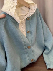 Womens Knitted Sweater and Hoodie - fairypeony