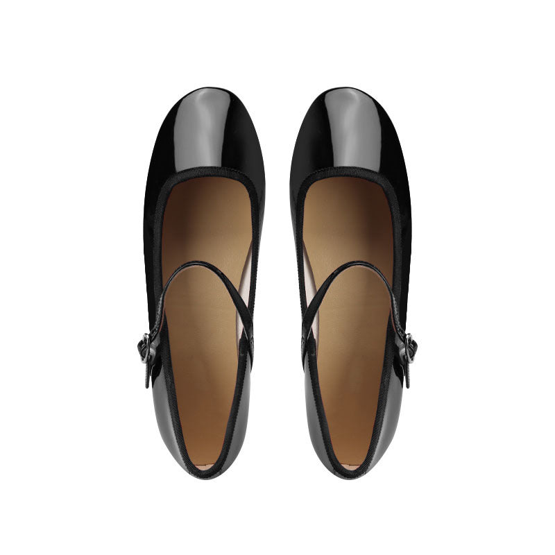 Flat Sole Mary Jane Loafers Shoes