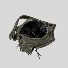 Vintage Motorcycle Pu Leather Crossbody Bag