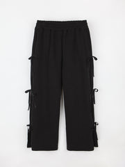 Aesthetic Side Bow Tie Sweatpants