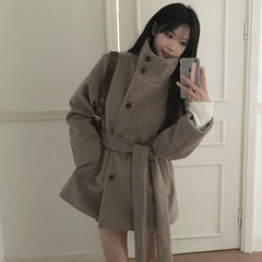 Women's woolen coat