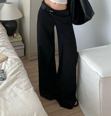 Vintage Low Waist Wide Leg Pants