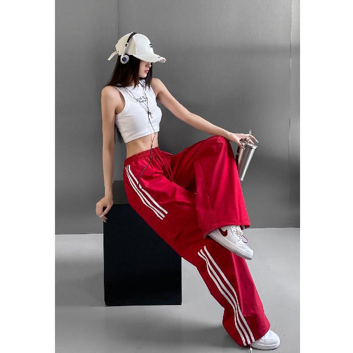 Pocket Side Stripe Sweatpants - fairypeony