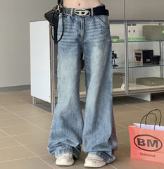 90's Vintage Washed Baggy Boyfriend Jeans