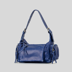 Punk Distressed Y2K Pu Leather Shoulder Bag