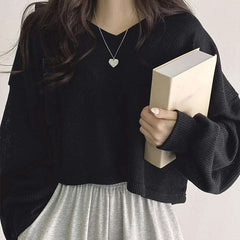 Korean Style Loose Knit Sweater