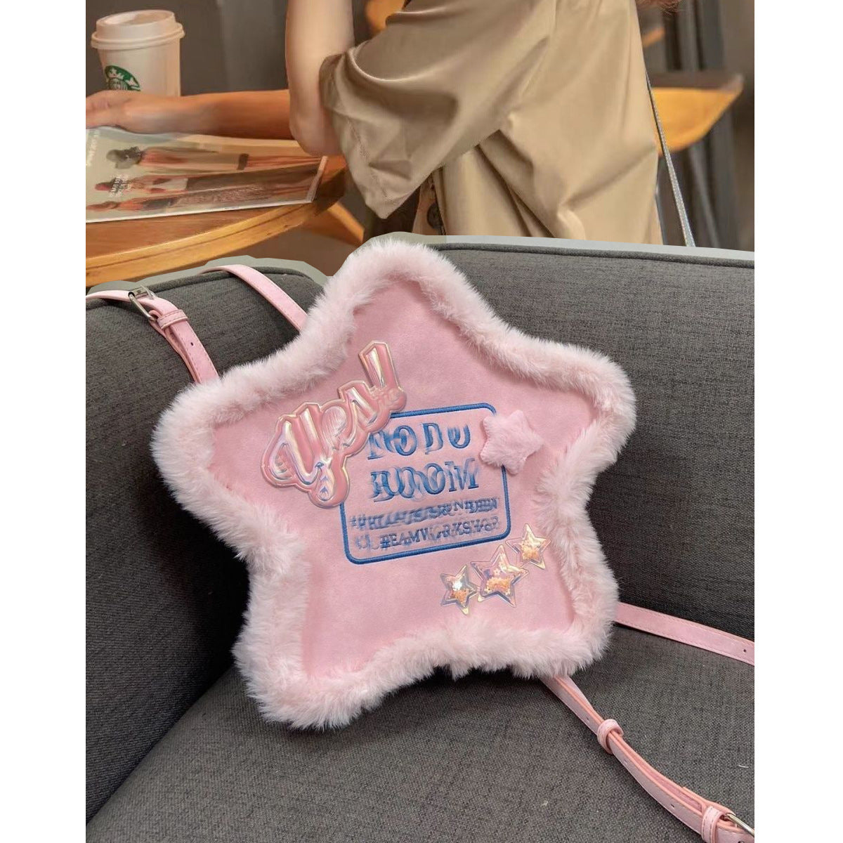 Twinkling Star Pink Backpack - fairypeony