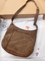 Vintage Large Canvas Shoulder Bag