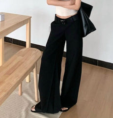 Vintage Low Waist Wide Leg Pants
