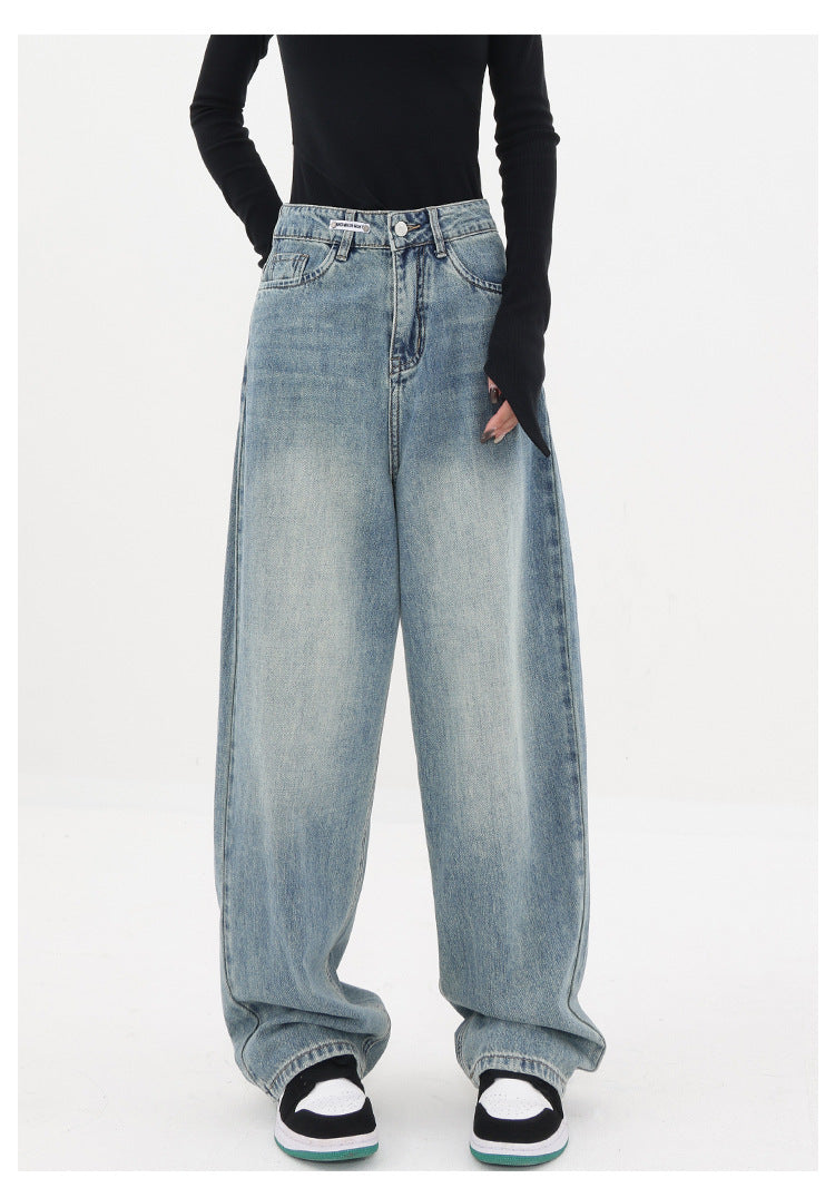 Light Blue Wash Baggy Boyfriend Jeans