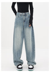Light Blue Wash Baggy Boyfriend Jeans