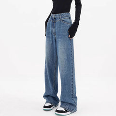 Vintage Blue High Rise Boyfriend Jeans