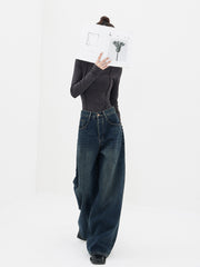 Vintage 90's Blue Wash Baggy Boyfriend Jeans