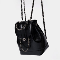 Mini Pu Leather Backpack