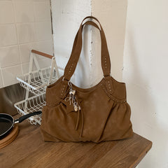 Retro Large Capacity Crossbody Tote Bag