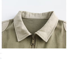 Embroidery Daisy Patchwork Oversized Jacket - fairypeony