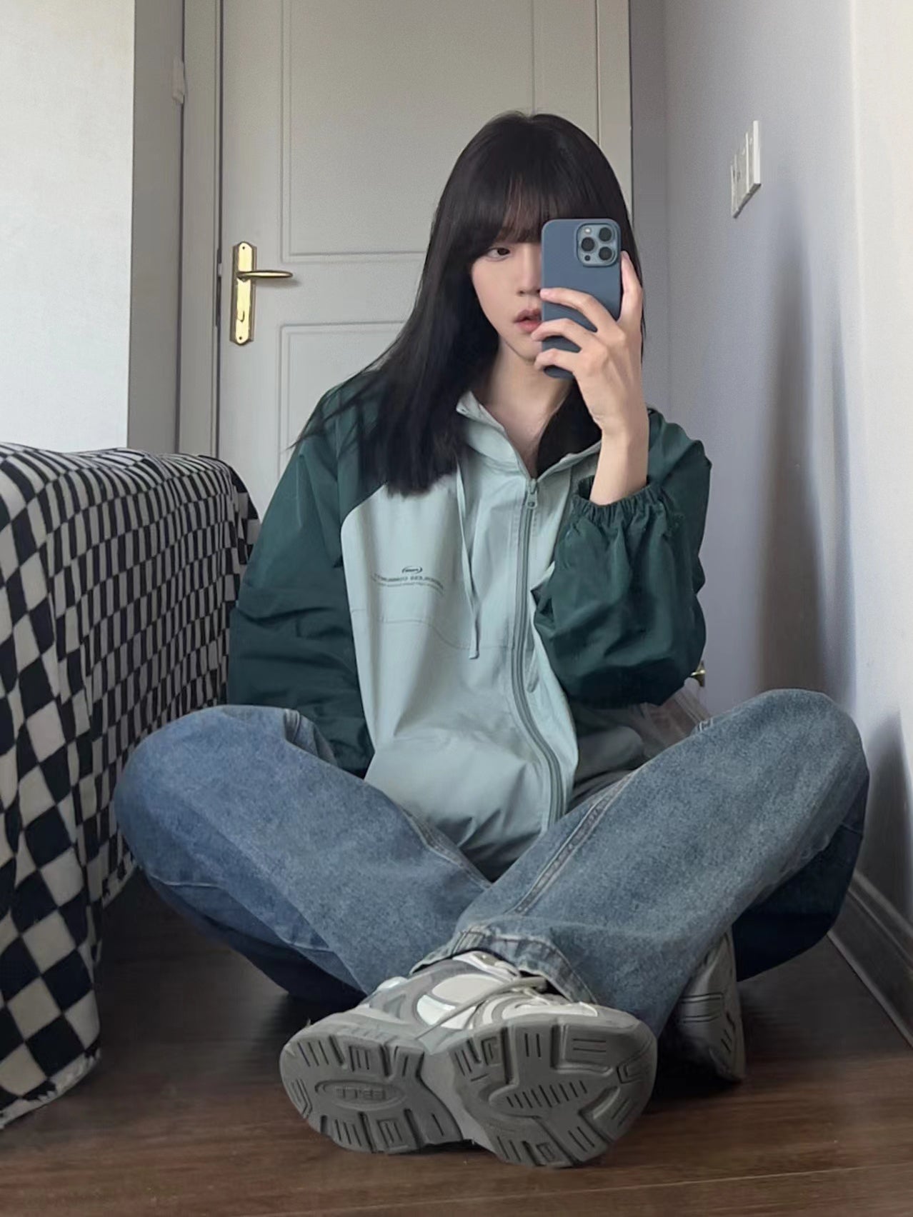 Vintage Outdoor Raglan Hooded Jacket - fairypeony