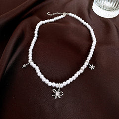 Irregular Long Pearl Necklace