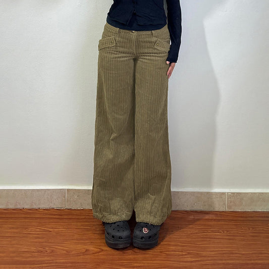 Vintage 90s Straight Leg Corduroy Pants
