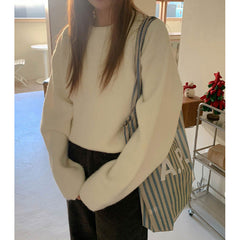 High-End Loose Fit Pullover Sweater