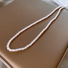Irregular Long Pearl Necklace
