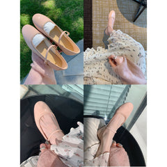 Flat Sole Mary Jane Loafers Shoes