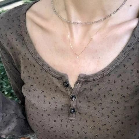 Vintage Floral Long Sleeve Slim Tee