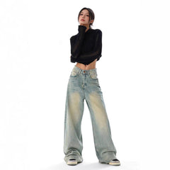 Straight-leg jeans