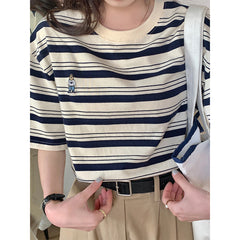 Aesthetic Stripe Short Sleeve Tee