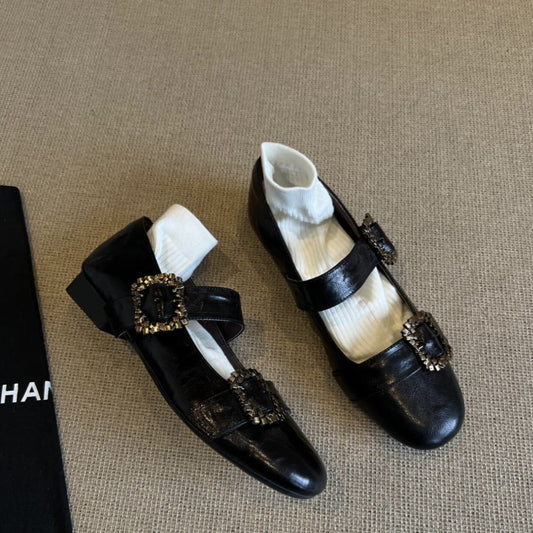 Vintage Mary Jane Flat Shoes