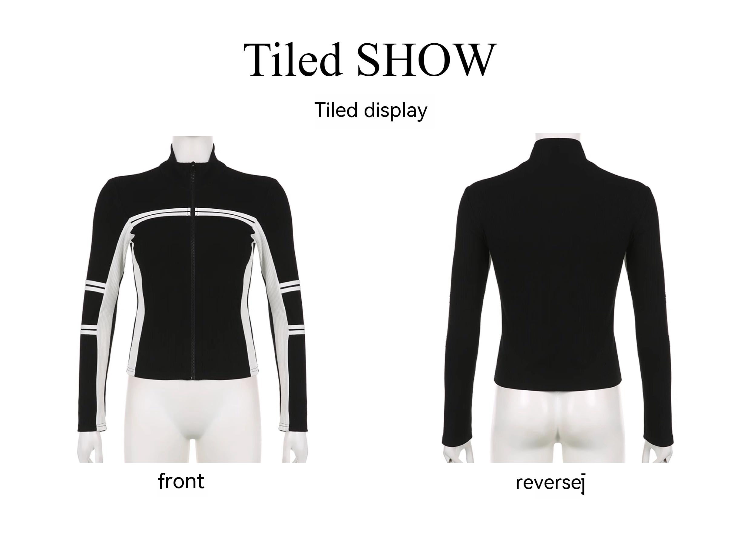 Vintage Striped Zip Up Cardigan - fairypeony