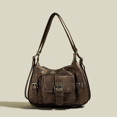 Vintage Pu Leather Y2K Crossbody Bag