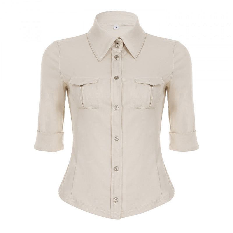 Slim Fit Long Sleeve Knitted Top