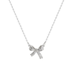 Aesthetic Bow Necklace