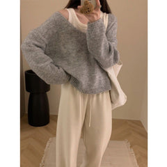 Women's Two-Piece Knitted Sweater