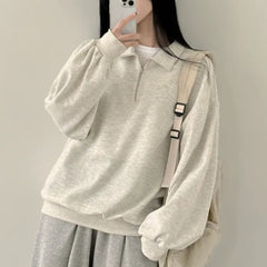 Half Zip Unisex Sweatshirt