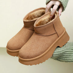 Womens Thermal Slip On Snow Boots