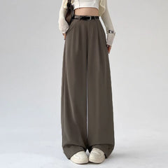 Casual High Waist Wide Leg Pants