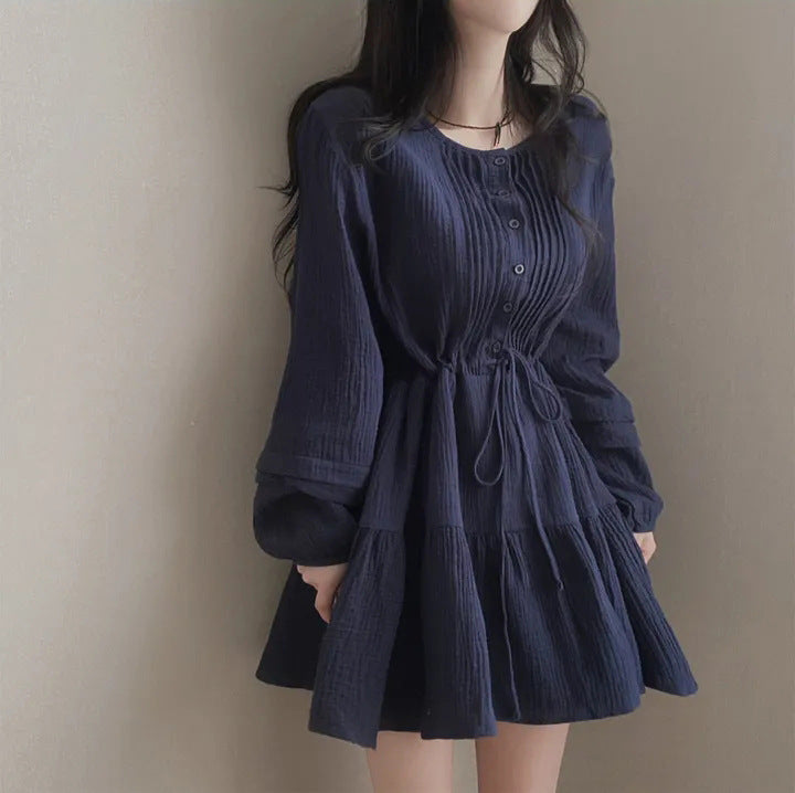 French-style patchwork dress - fairypeony