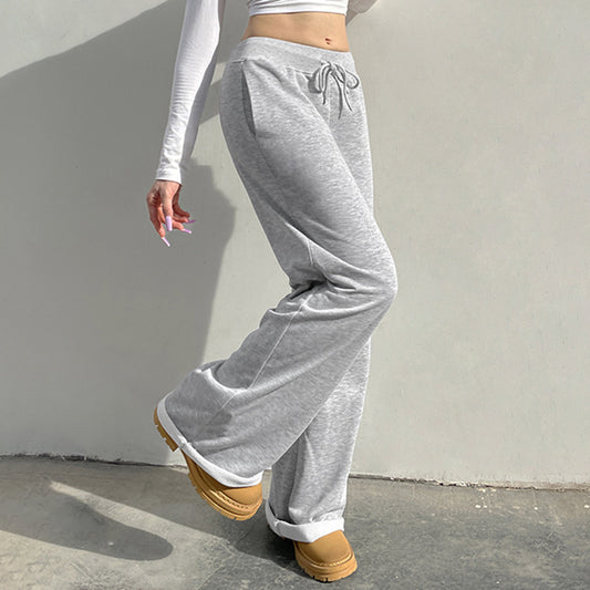 Casual Solid Color Sweatpants