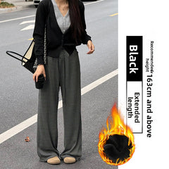 Women's Relaxed Wide-Leg Pants – High Waist Straight Leg Trousers