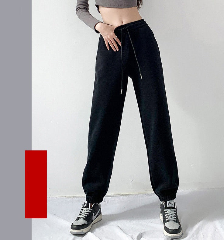 Basic Solid Color Jogger Pants