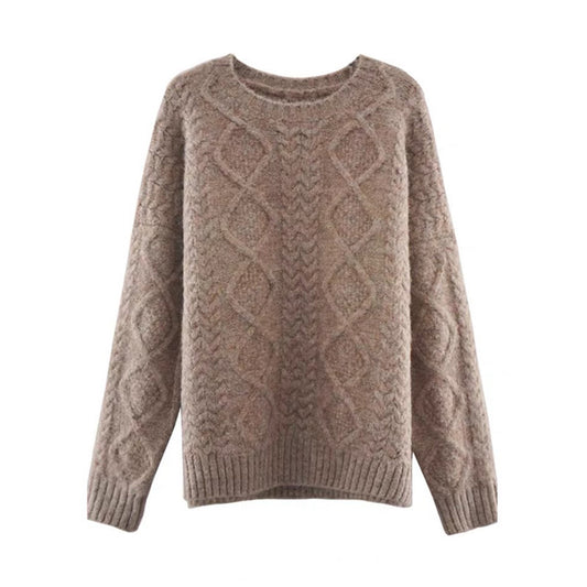 Cable Knit Jumper Sweater - fairypeony