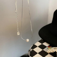 Starfish pearl necklace